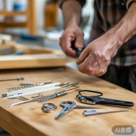 安装必备工具：螺丝刀、扳手、剪