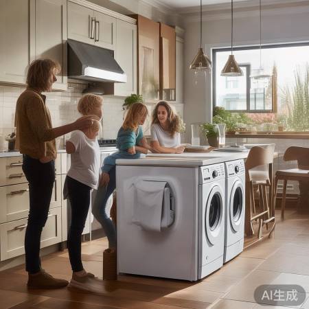 “洗衣机放厨房,可行否?”