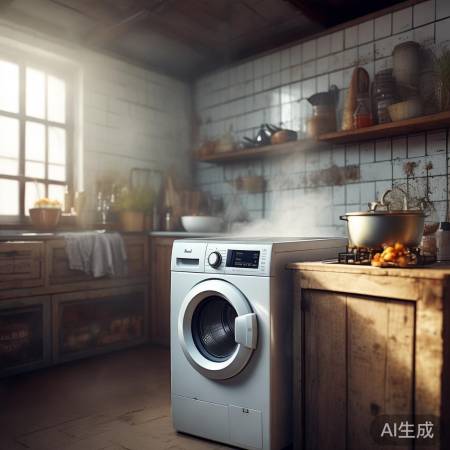 厨房油烟多,洗衣机放置影响?