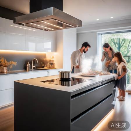 玉立集成灶,环保厨房新选择