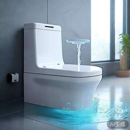 智能马桶自动冲停,效果不受影响