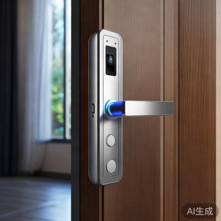 生物识别木门锁,快速安全,适用