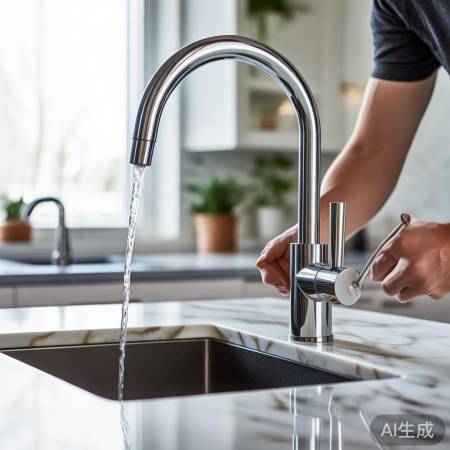 安装检查,确保连接牢固水流顺