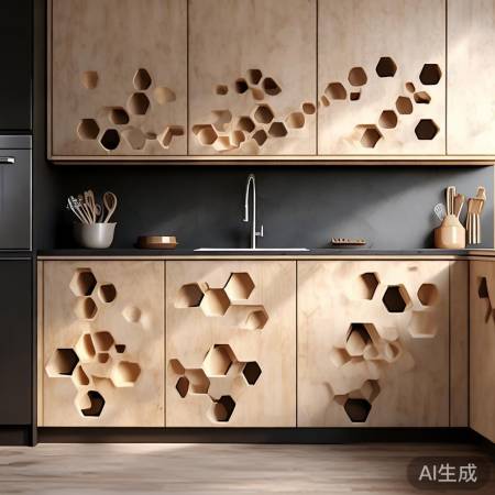 洞洞板巧设计,厨房层次美