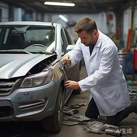 检查保险损坏原因,修前先了解。