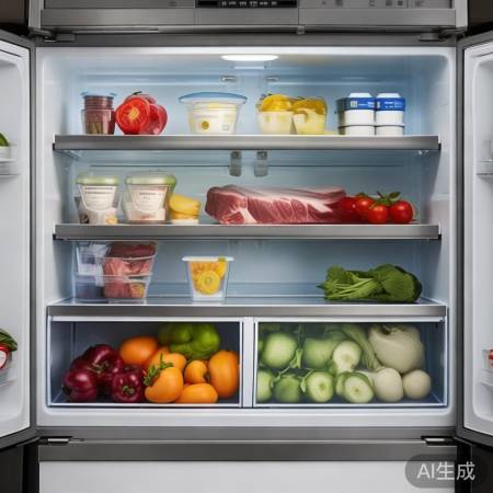 W5000冰箱大容量,布局合理