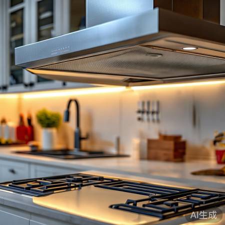 选油烟机,看吸力、品牌、设计。