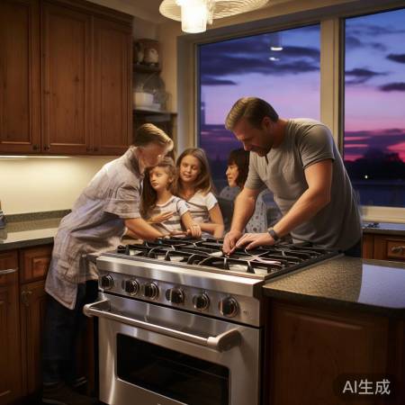 燃气安全使用,关阀防泄漏。