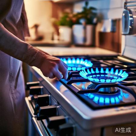 燃气灶调猛火,确保进风口畅通