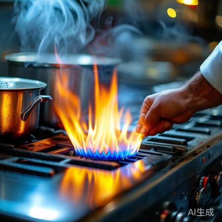 火焰调至蓝色,氧气充足才猛。