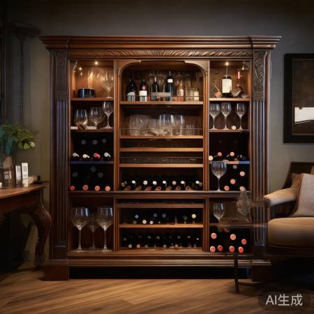 红酒柜收纳,美酒收藏空间设计图