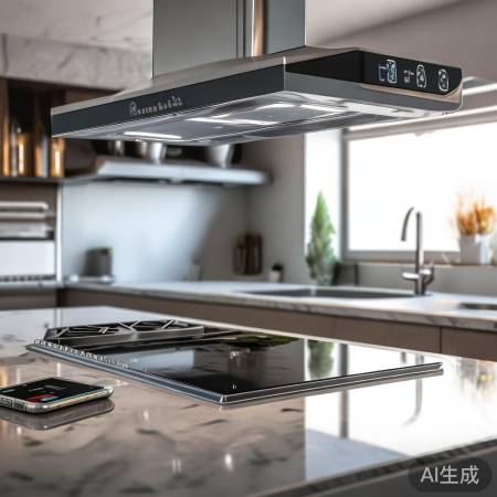 智能油烟机,便捷自清洁