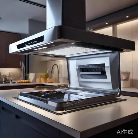 智能油烟机,自动调节清洗,省心