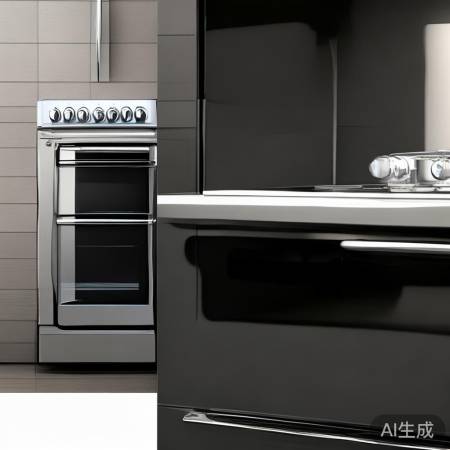 简约大方燃气灶,经典黑耐脏耐看