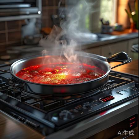 “红外燃气灶定时,回家即享热中