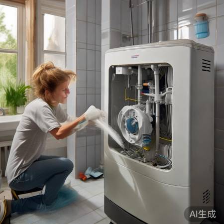 “热水器清洁,除垢护健康”