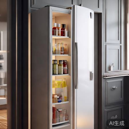 冰箱门后巧收纳，节省空间更整洁