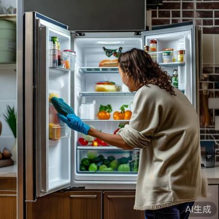 冰箱定期清洁,除味降噪。