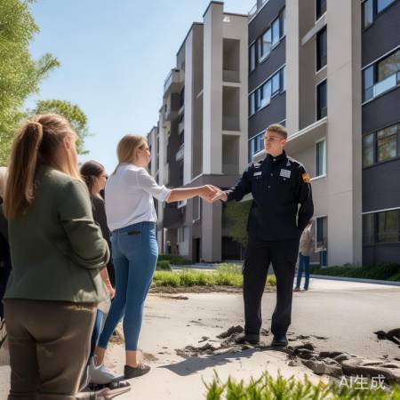 防盗门财产责任,物业防安全隐患