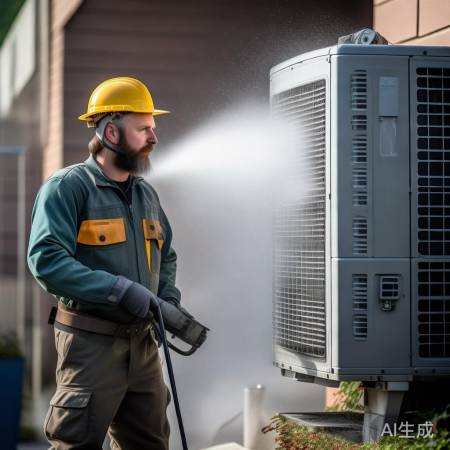 空调外机高压清洗,防内漏。
