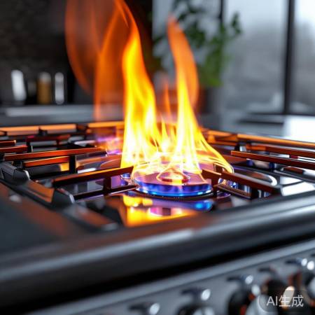 “高温快炒,安全高效帅丰灶台”