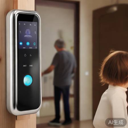 可视指纹锁,操作便捷,安全放心