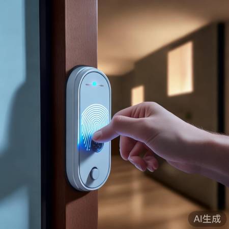 指纹锁语音反馈,知识别成功。