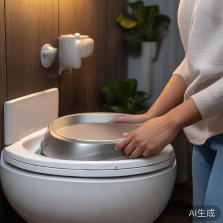 卡西尼智能马桶翻盖,轻松调节体
