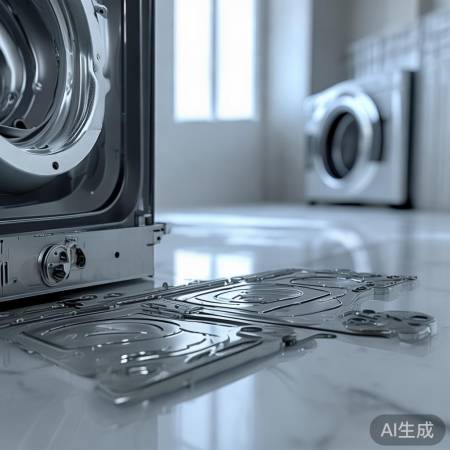 检查洗衣机平衡块位置，复位螺丝