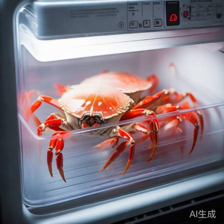 “梭子蟹冷藏有讲究，04℃最佳