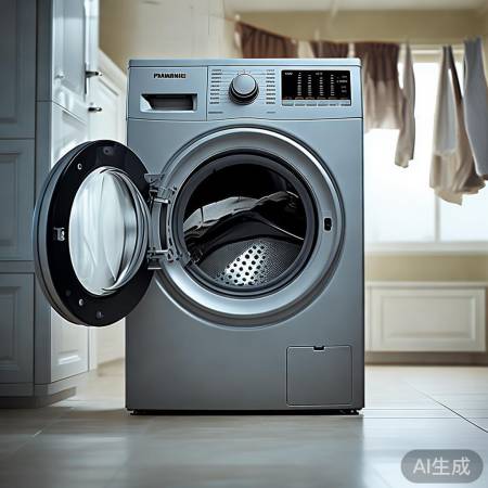 洗衣机平衡环问题，调整或检修。