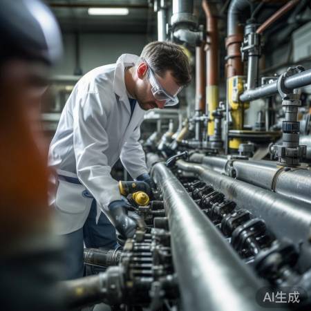 气密性检查:肥皂水检验泄漏