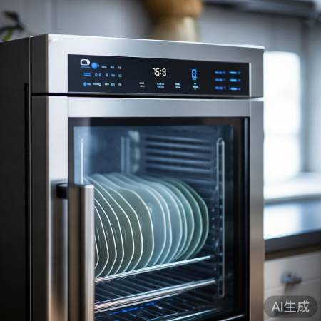 消毒柜消毒时间设置,勿开柜门。