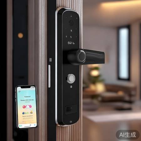 “力卓指纹锁8668,智能家居