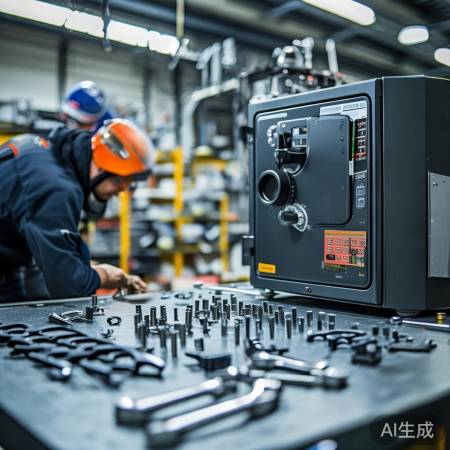 辅助工具助力高效安装保险柜