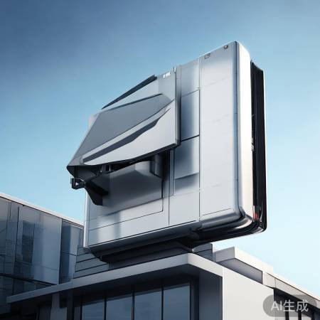 雷达侧面顶装隐蔽,准确定位。