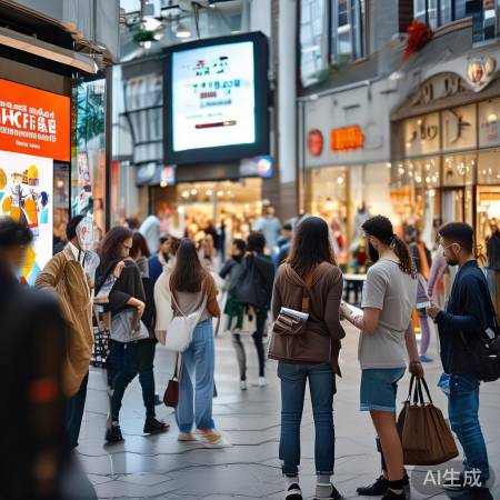 电商平台实体店促销多