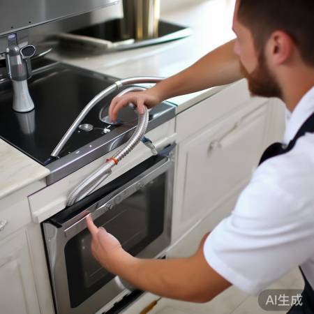 烟机管道连接,防油烟倒灌