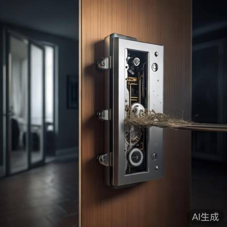 指纹锁机械故障，需重启或维修