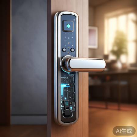 智能锁：芯片感应，多方式开锁