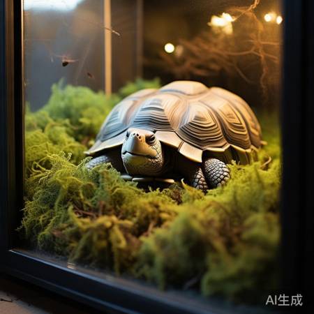 红酒柜里,乌龟冬眠乐窝