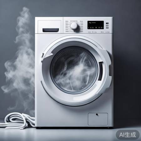 洗衣机安全操作,断电拔插头。