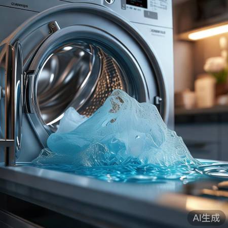 洗衣机清洗完毕,续转几分钟更干