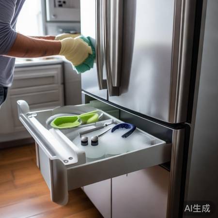 月清冻层,五件工具洁冰箱