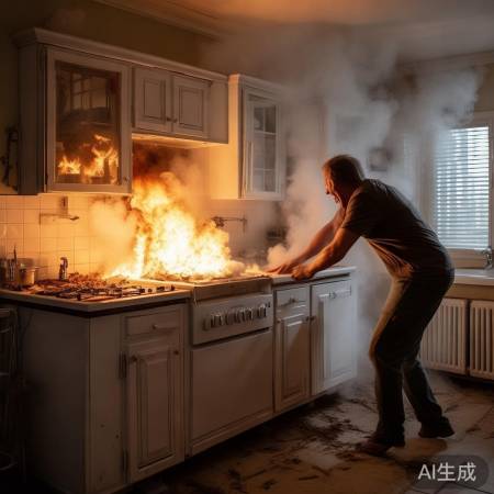 燃气爆炸,速关阀、通风、报警撤