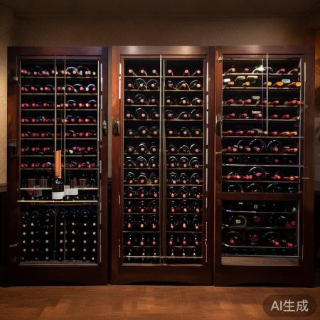 红酒柜容量:小、中、大,满足不