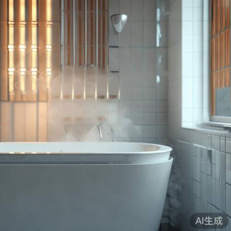 浴霸使用通风,保持浴室空气流通