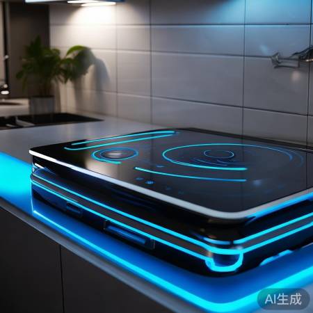 电磁灶安全防护,儿童勿近,空烧