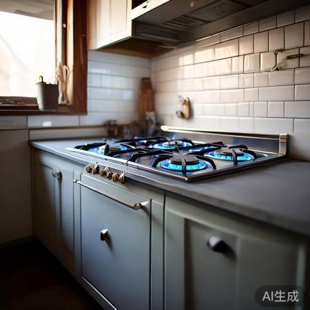 厨房大小选灶具：75cm小巧便