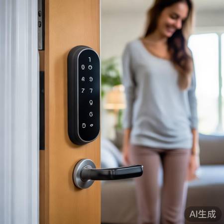 智能锁自弹锁体开启法教学